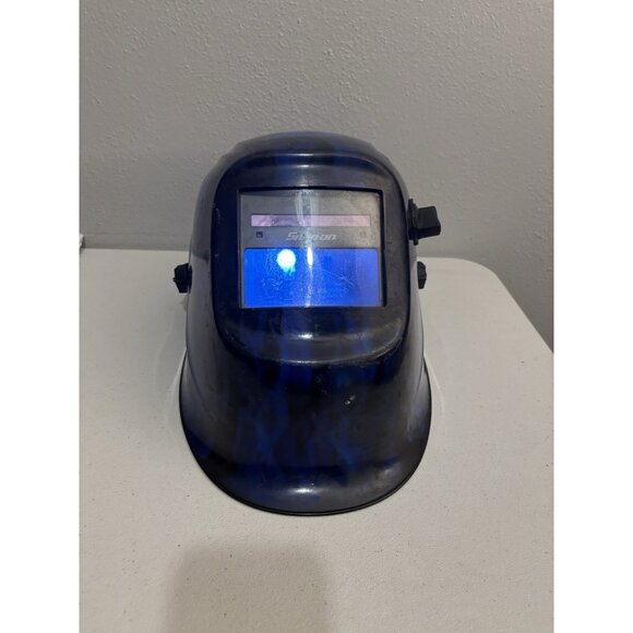 snap-on welding helmets auto darkening Skulls Blue - Picture 1 of 9